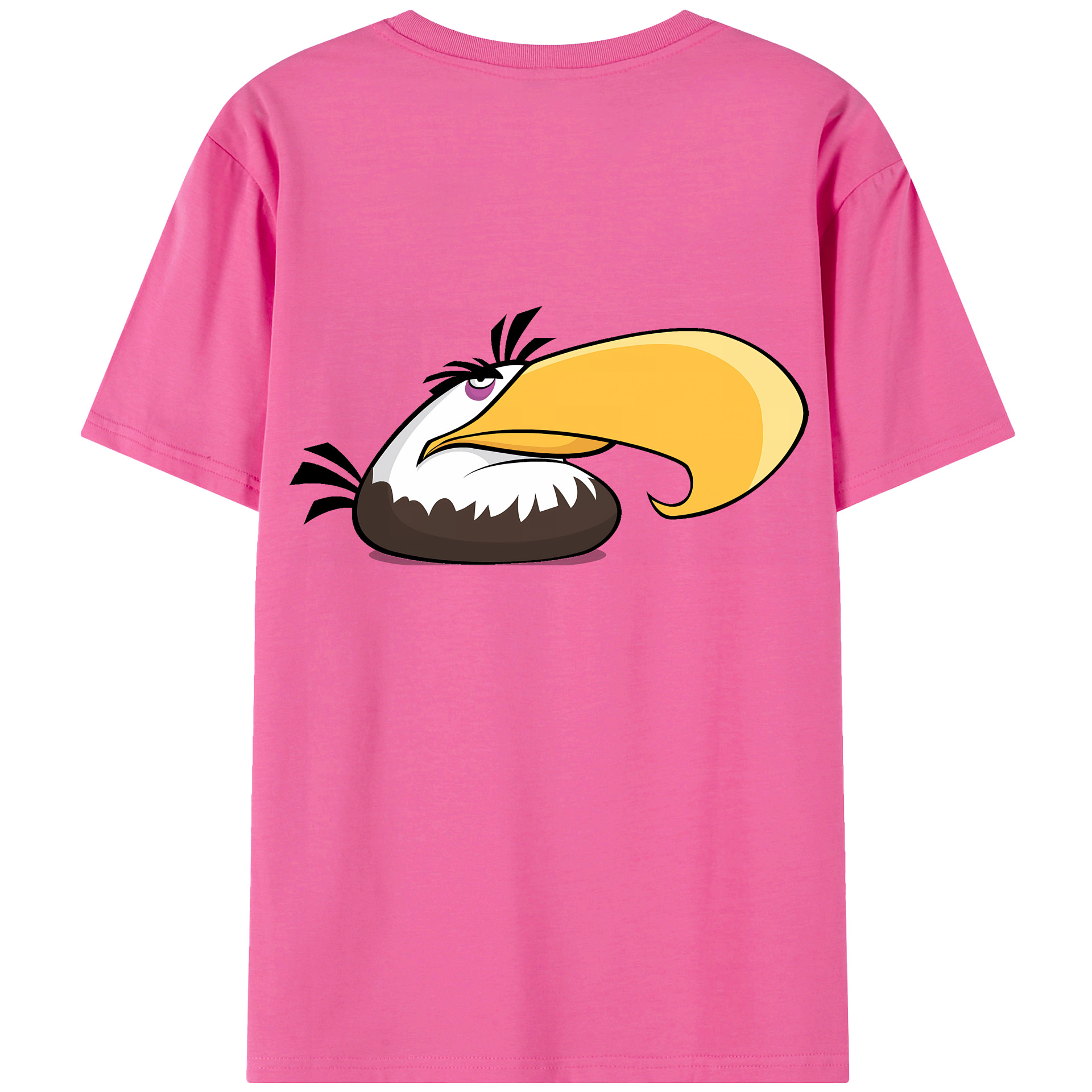 （画像用） Angry Birds アングリーバード レディース半袖Tシャツ(バックプリント)